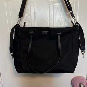 Kate Spade Dawn Nylon Baby Bag. Color: Black